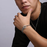 Guochao Feather Bracelet Men's Japanese Ins Style Single Personality