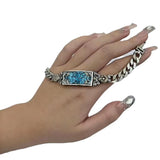 High-end Natural Green Pine Temperament Bracelet for Men
