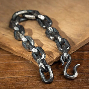 RD National Domineering Men's Bracelet Personality Horse Whip Chain