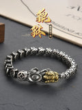 Hand-woven Pixiu Bracelet Men's Retro Ethnic Jewelry Gift