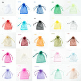 100pcs 22 Colors Organza Bags Wedding Christmas Gift Drawable Jewelry Packaging
