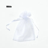 100pcs 22 Colors Organza Bags Wedding Christmas Gift Drawable Jewelry Packaging