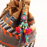 Charm Pom Pom Keychain Tassel Trinket Pompom Key Chain Bag Charms Women