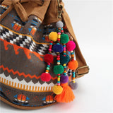 Charm Pom Pom Keychain Tassel Trinket Pompom Key Chain Bag Charms Women