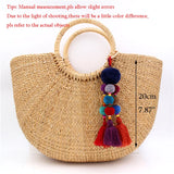 DIY Pompom Keychain Tassel Trinket Pompon Key Chain Auto Key Accessories