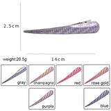 Glitter Acrylic Horn Hair Clips Hairpins Barrette Hairclip H35
