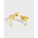 925 Silver Stud Earrings Geometric TLE2193