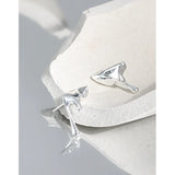 925 Silver Stud Earrings Geometric TLE2193