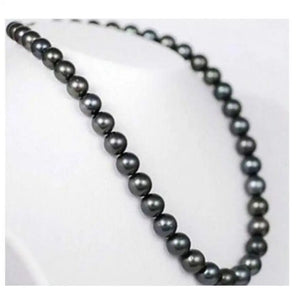 Tahitian Natural Pearl Necklace 9-10mm