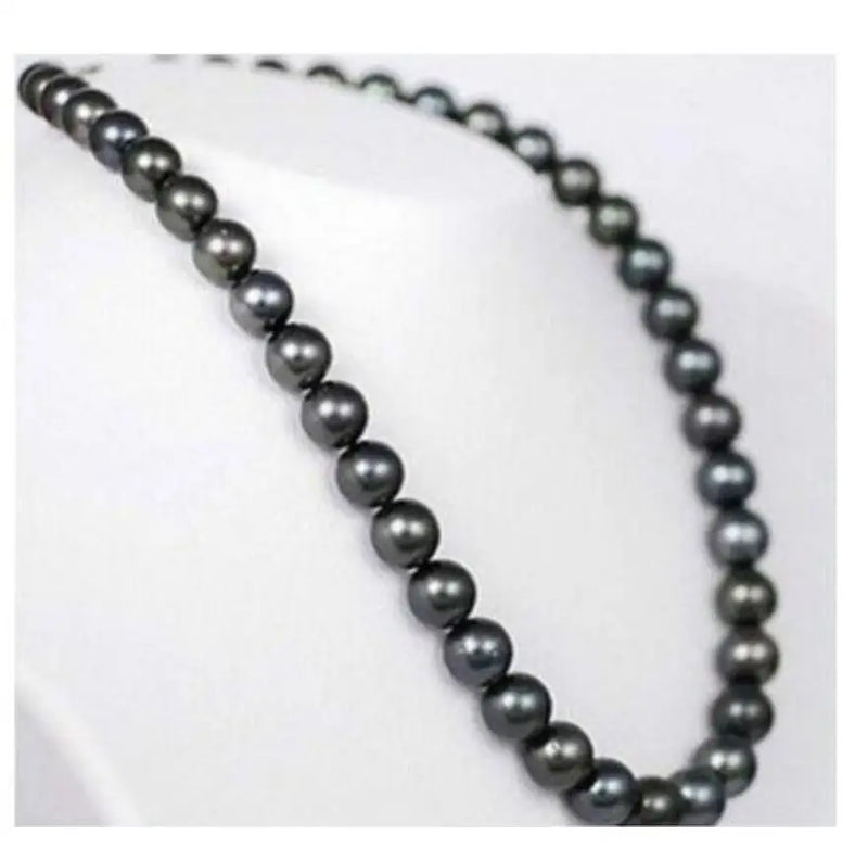 Tahitian Natural Pearl Necklace 9-10mm