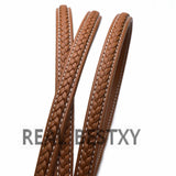 6mm Fiber Braided Leather String Cord DIY Bracelet Making Jewelry Rope Craft
