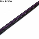 1m Braided Leather Cord Rope Flat Necklace Bracelet Findings Thread DIY