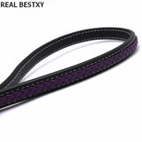 1m Braided Leather Cord Rope Flat Necklace Bracelet Findings Thread DIY