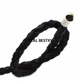 6mm Braided Leather Cord for DIY Jewelry Making