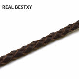 6mm Braided Leather Cord for DIY Jewelry Making