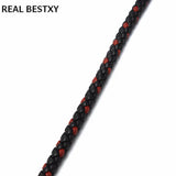 6mm Napa Leather Cord Red for Bracelet Making