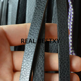 5m/lot 10*3mm Lychee Patterned Leather Straps for Jewelry DIY