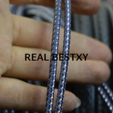 5m 3.1mm Steel Wire/Nylon Rope Braided Cords for DIY Jewelry