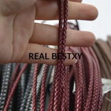 5m 3mm Red Leather Cords for Bracelet Making Jewelry