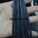 5m/lot 5*3mm Flat Leather Strips for Jewelry Making