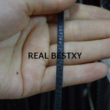 5m/lot 5*3mm Flat Leather Strips for Jewelry Making