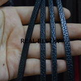 5m 5*3mm Leather Strings for Jewelry Making with Pattern