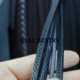 5m 5*3mm Leather Strings for Jewelry Making with Pattern