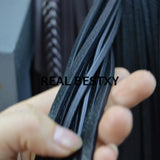 5m 5*3mm Leather Strings for Jewelry Making with Pattern