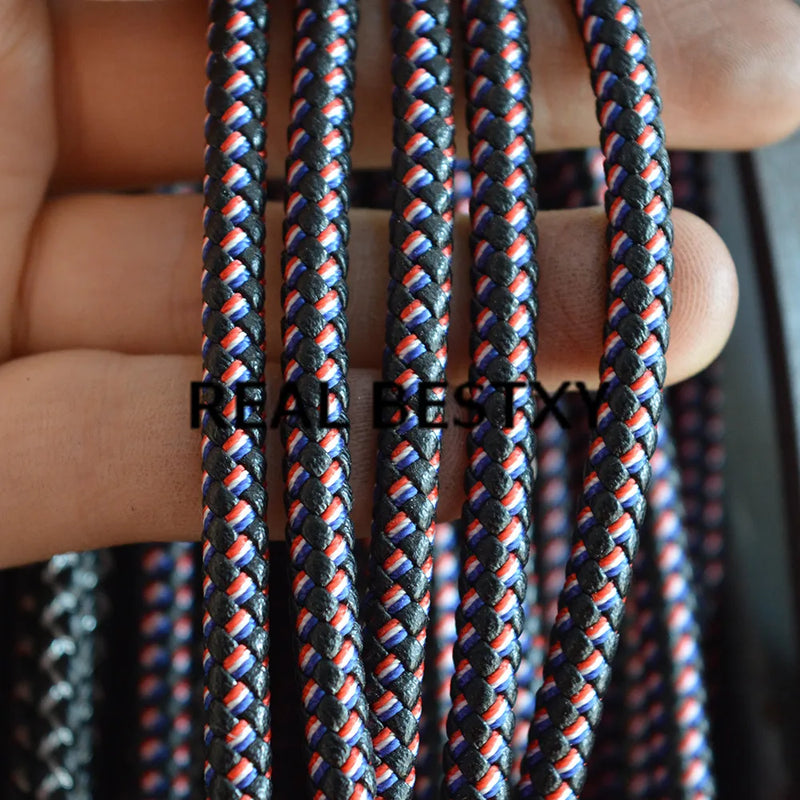 5m 5mm Leather Rope Cords for Bracelets Making DIY