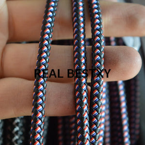 5m 5mm Leather Rope Cords for Bracelets Making DIY