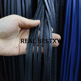 5m 6*3mm Flat Leather Cords for Bracelets Making