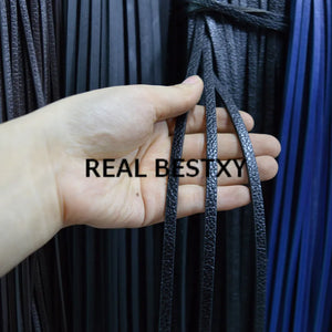 5m 6*3mm Flat Leather Cords for Bracelets Making