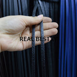 5m 6*3mm Flat Leather Cords for Bracelets Making