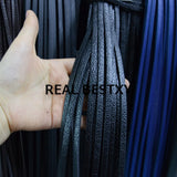 5m 6*3mm Flat Leather Cords for Bracelets Making