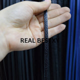 5m 6*3mm Flat Leather Cords for Bracelets Making