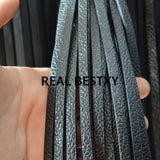 5m 6*3mm Flat Leather Ropes for Jewelry Making