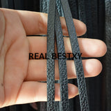 5m 6*3mm Flat Leather Ropes for Jewelry Making