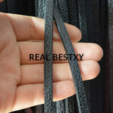 5m 6*3mm Flat Leather Ropes for Jewelry Making