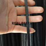 5m 6*3mm Flat Leather Ropes for Jewelry Making