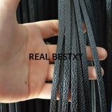 5m 6*3mm Flat Leather Ropes for Jewelry Making