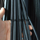 5m 6*3mm Flat Leather Strings for Jewelry Making