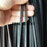 5m 6*3mm Flat Leather Strings for Jewelry Making