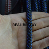 5m Braided Silk Leather Rope Cord for DIY Bracelet Jewelry Making