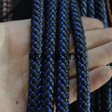5m Braided Silk Leather Rope Cord for DIY Bracelet Jewelry Making