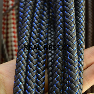 5m Braided Silk Leather Rope Cord for DIY Bracelet Jewelry Making
