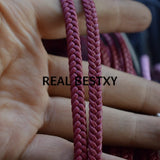 5m Braided Leather Cord DIY Pigtail String Packing Rope