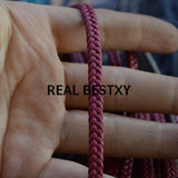 5m Braided Leather Cord DIY Pigtail String Packing Rope