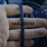 5m Braided Leather Cord DIY Pigtail Leather Rope String Jewelry Findings
