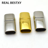 5pc Stainless Steel Big Hole Magnet Clasp Bracelet DIY