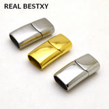 5pc Stainless Steel Big Hole Magnet Clasp Bracelet DIY